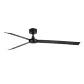 Faro Barcelona As Shown in Picture Matt Black Aluminum Structure & Blades - XL