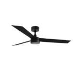 Faro Barcelona As Shown in Picture Matt Black Aluminum Structure & Blades + Opal PMMA Diffuser - L