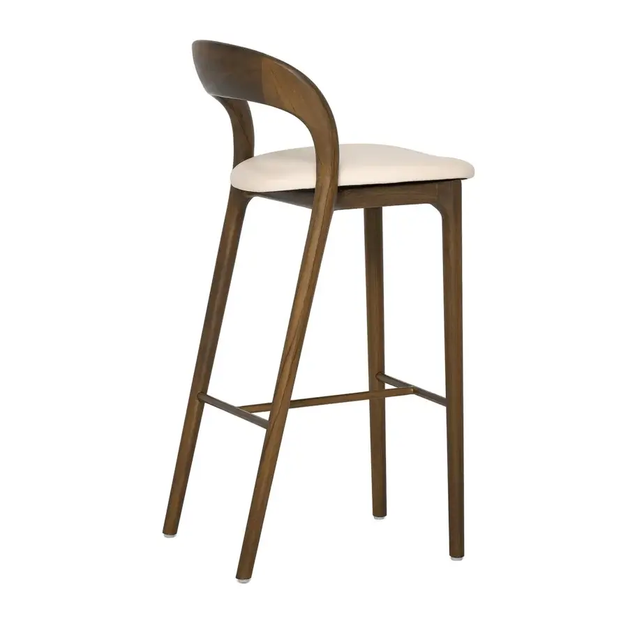Interlude Home Felix Walnut Stool #9