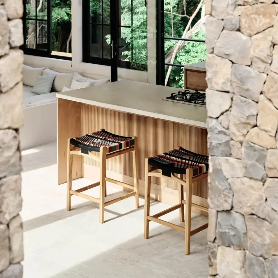 MasayaCo Chontales Backless Stool #19