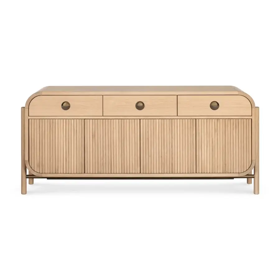 Interlude Home Linden Sideboard - Saddle #4