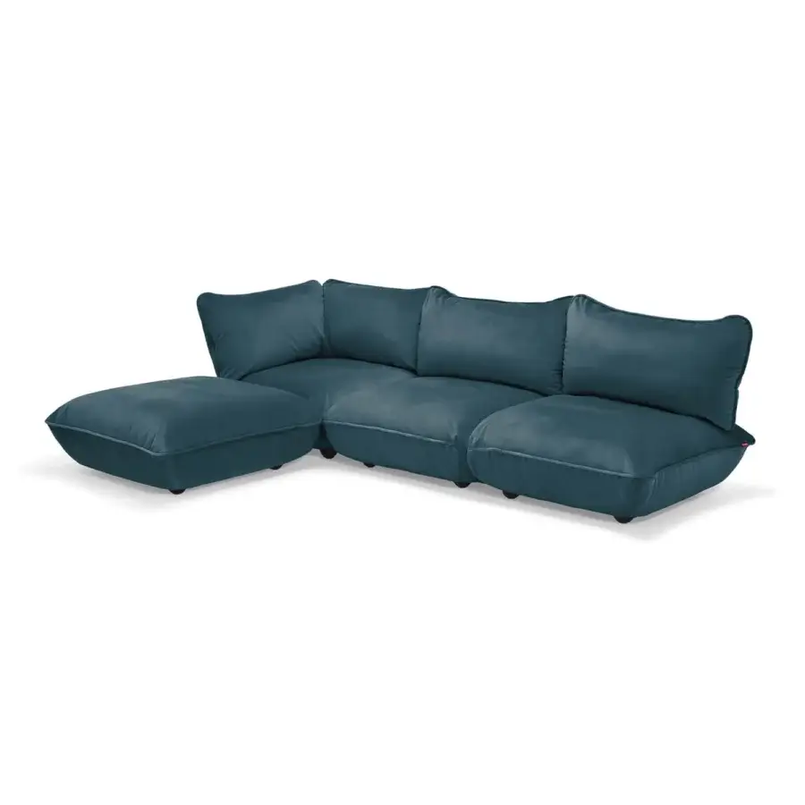 Fatboy Sumo Corner Sofa Recycled Velvet Sectional #7