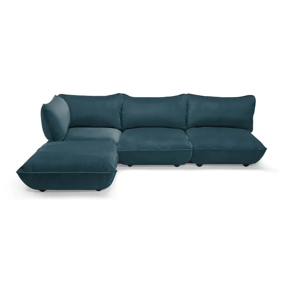 Fatboy Sumo Corner Sofa Recycled Velvet Sectional #9