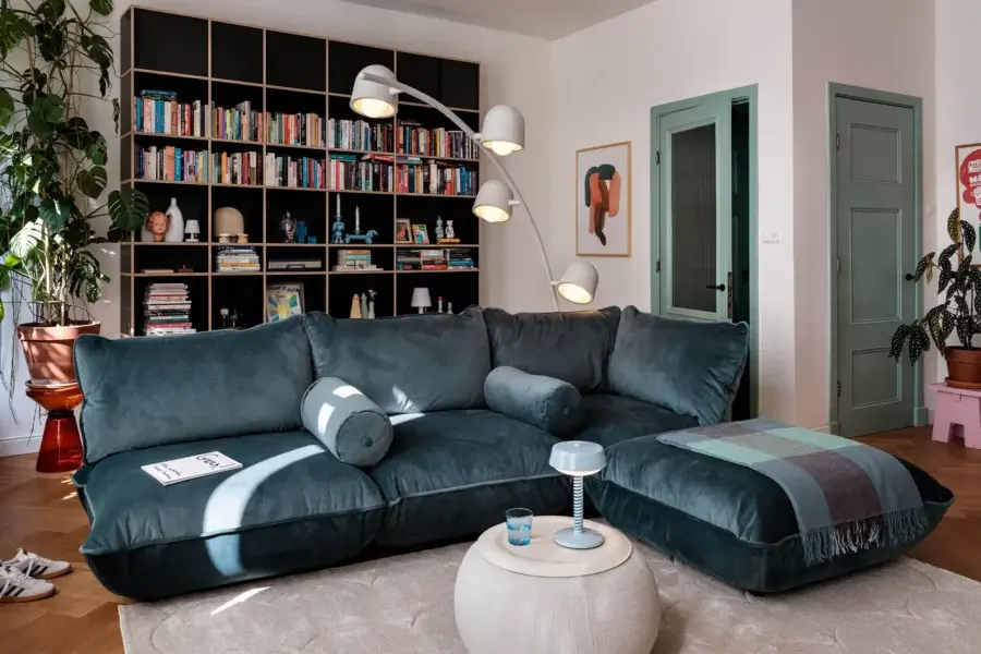 Fatboy Sumo Corner Sofa Recycled Velvet Sectional #11
