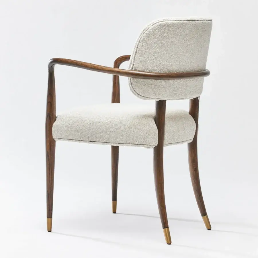 Interlude Home Serafina Armchair Set - Luster #7