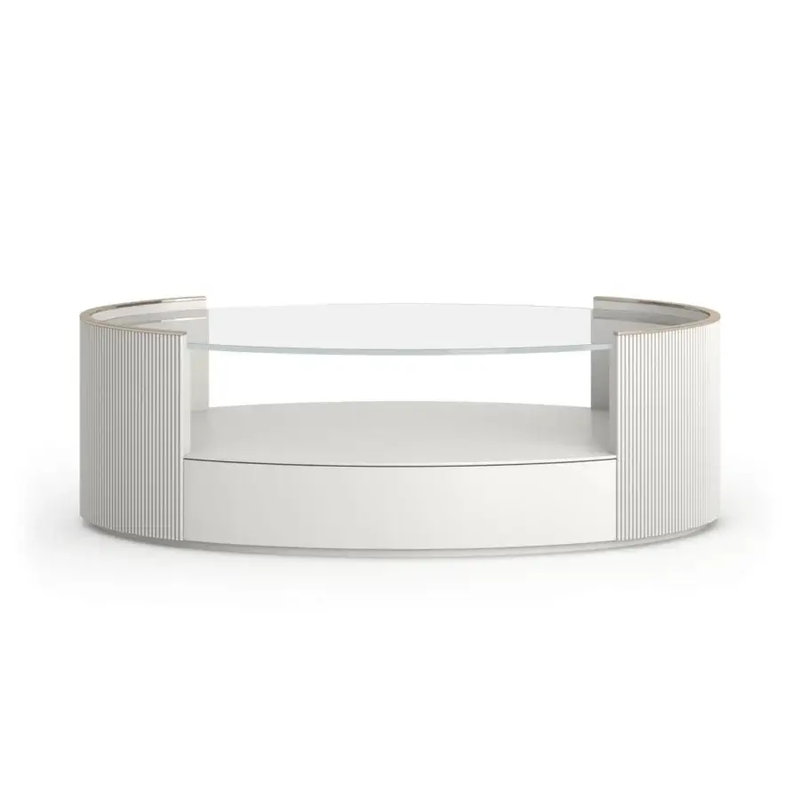 Caracole Love Oval Cocktail Coffee Table #3