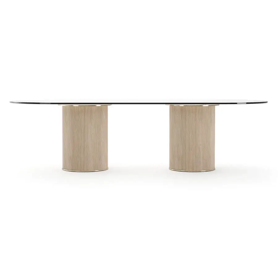 Caracole Rhythm Oval Glass Dining Table #2
