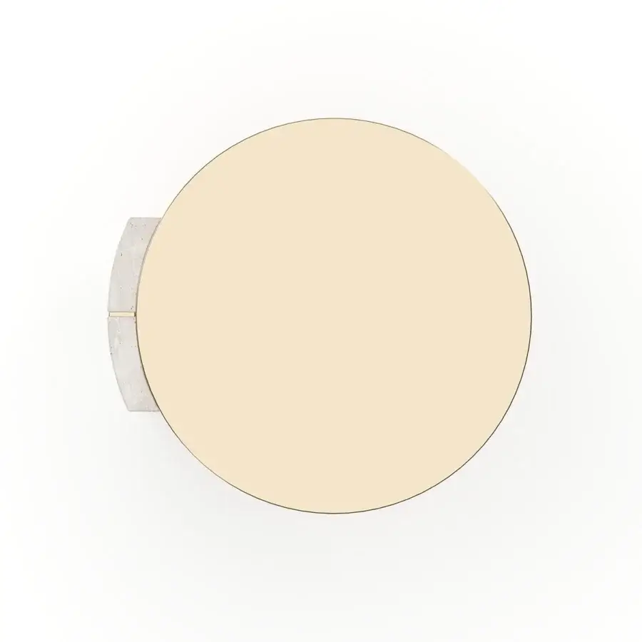 Caracole Overlap Light Round Side Table #4