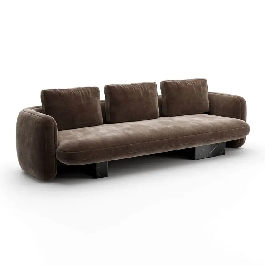 Caracole Overlap Dark Taupe Sofa #1