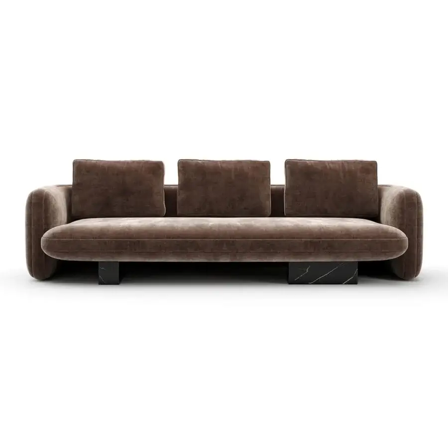 Caracole Overlap Dark Taupe Sofa #2