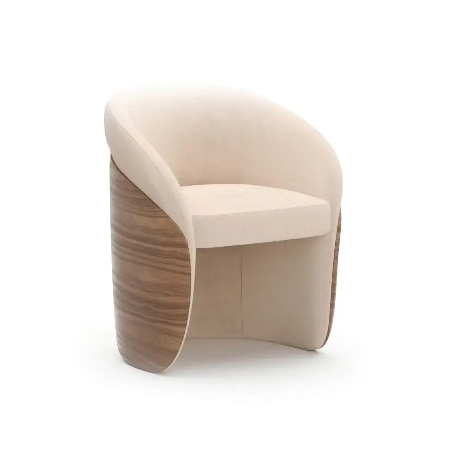 Caracole Fleur Wood Back Dining Armchair #1
