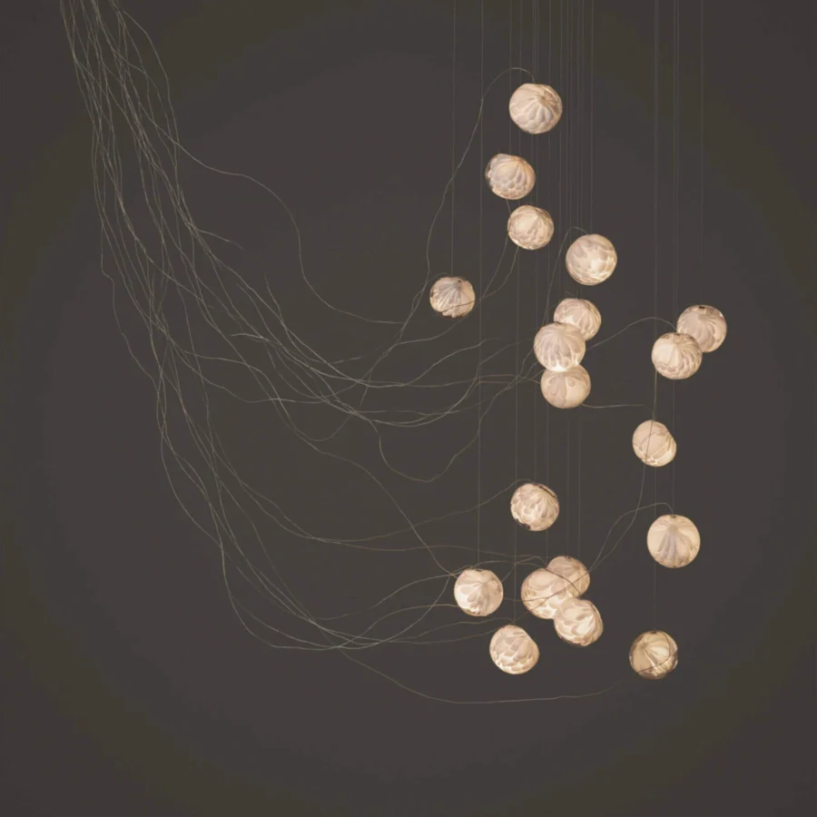 Bocci 118 Sculptural Cable Suspension Lamp - Medium #3