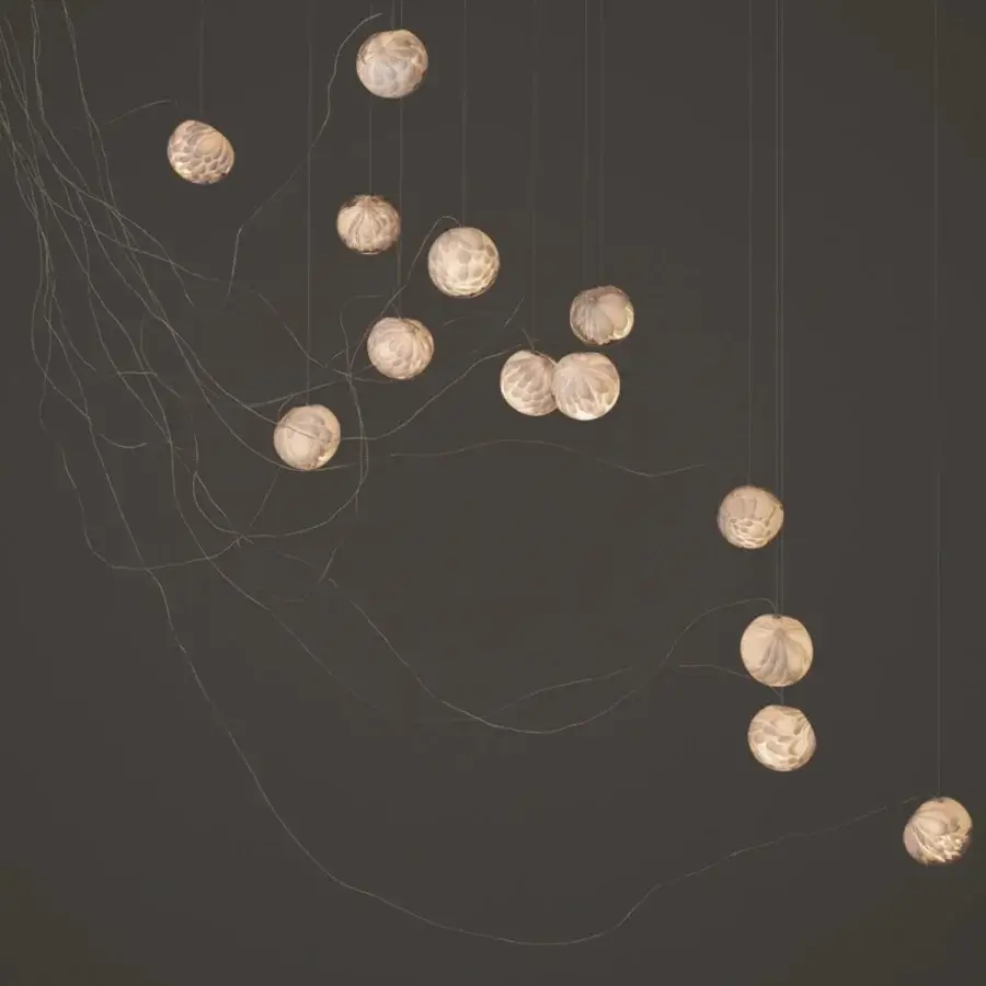 Bocci 118 Sculptural Cable Suspension Lamp - Medium #1