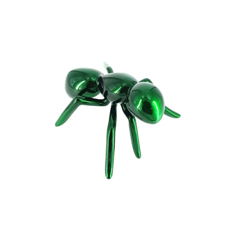 Juliarte Ant - Chrome Green Sculpture #1