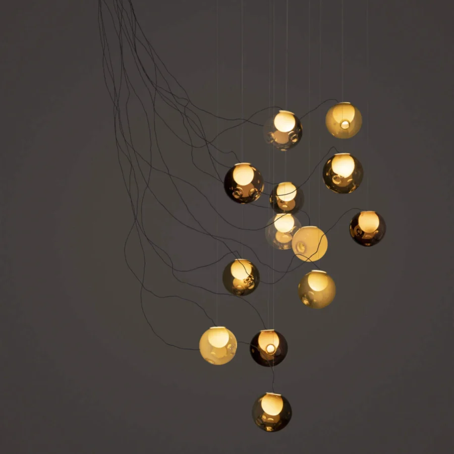 Bocci 28 Sculptural Cable Suspension Lamp - Medium #6
