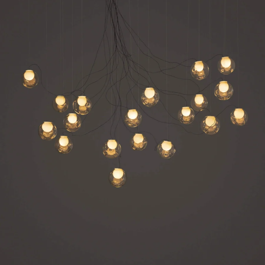 Bocci 28 Sculptural Cable Suspension Lamp - Medium #9