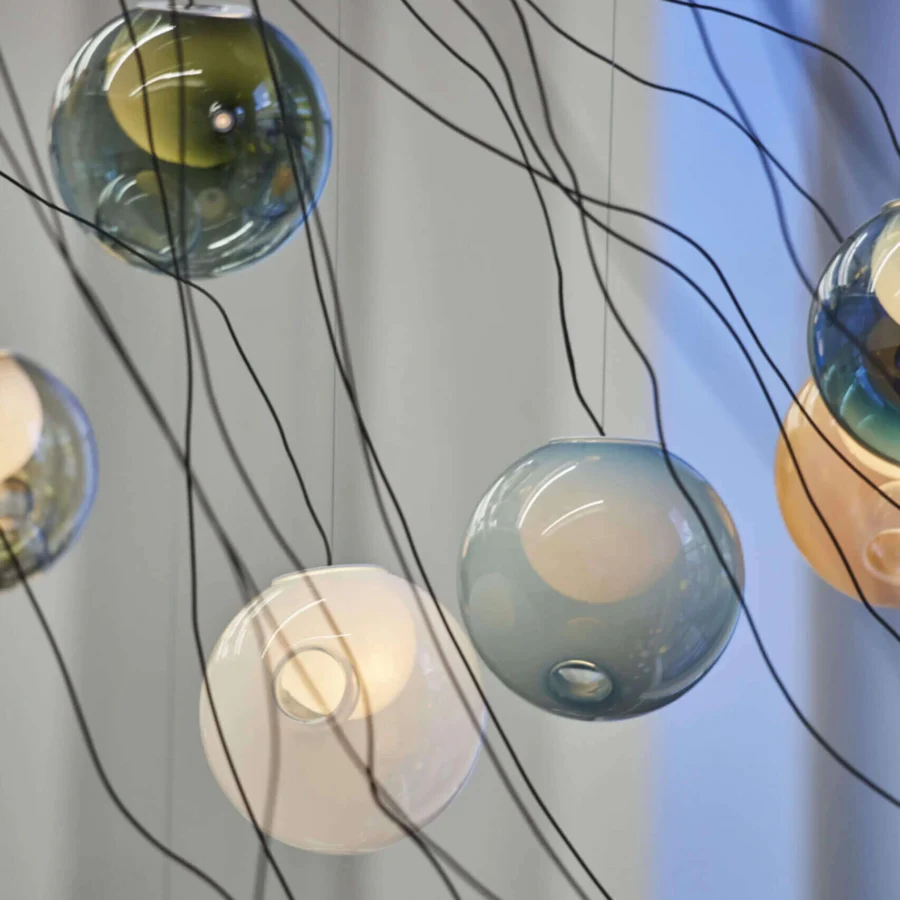 Bocci 28 Sculptural Cable Suspension Lamp - Medium #10