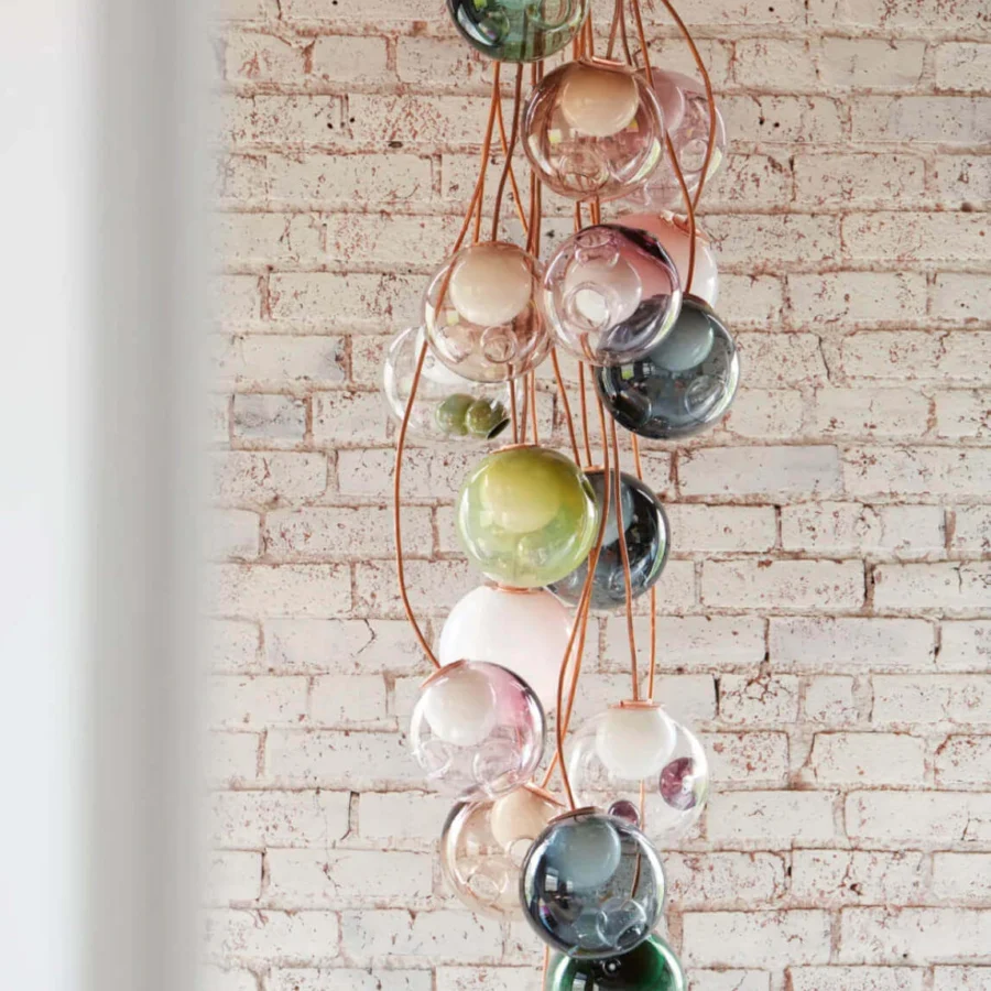 Bocci 28 Copper Suspension Lamp - Medium #4