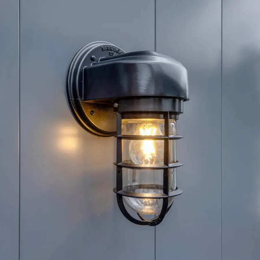 Barn Light Streamline Industrial Guard Wall Sconce #10