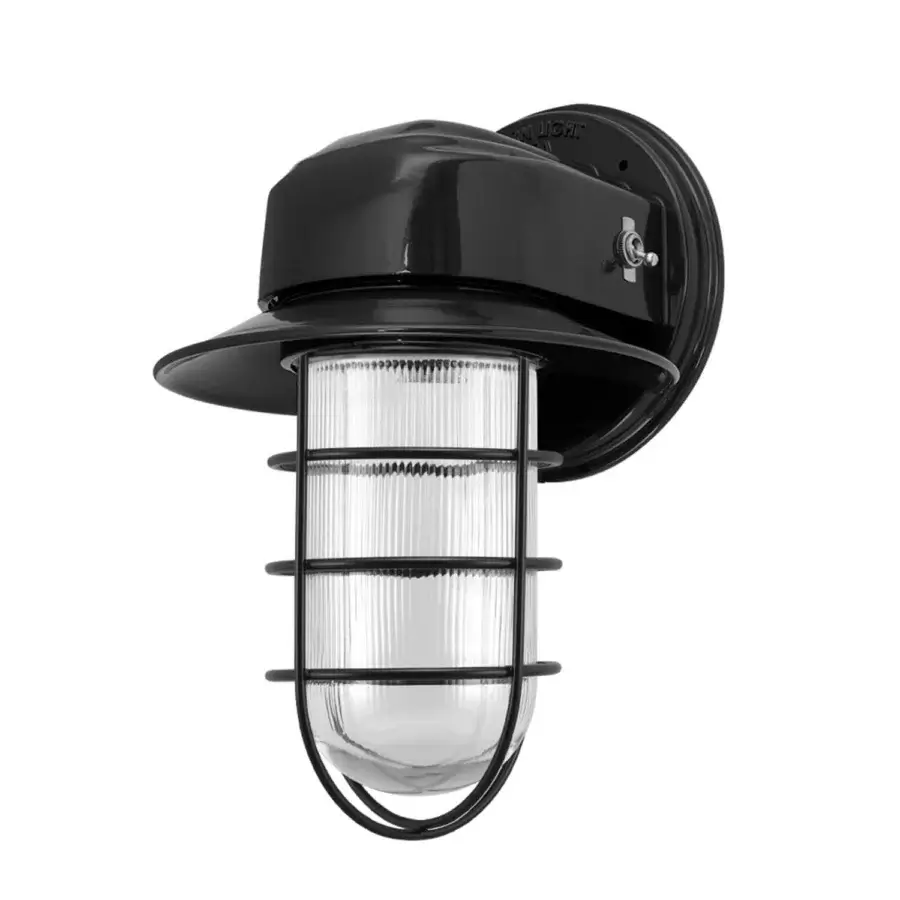 Barn Light Streamline Industrial Guard Wall Sconce #5