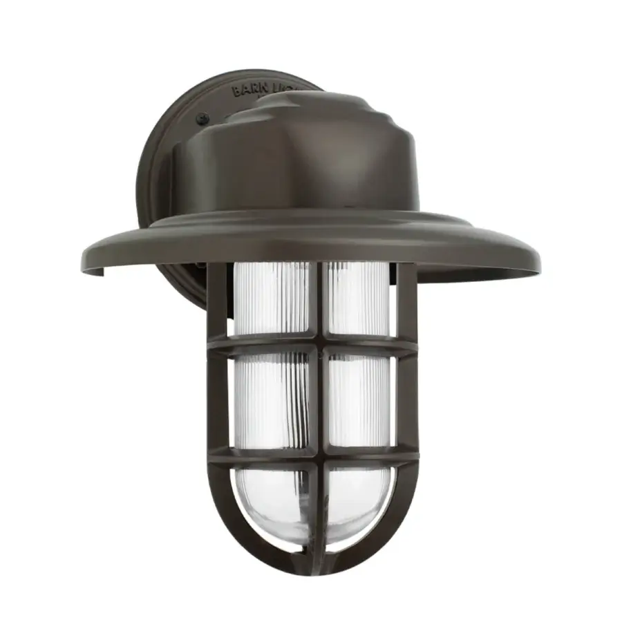 Barn Light Streamline Industrial Guard Wall Sconce #7