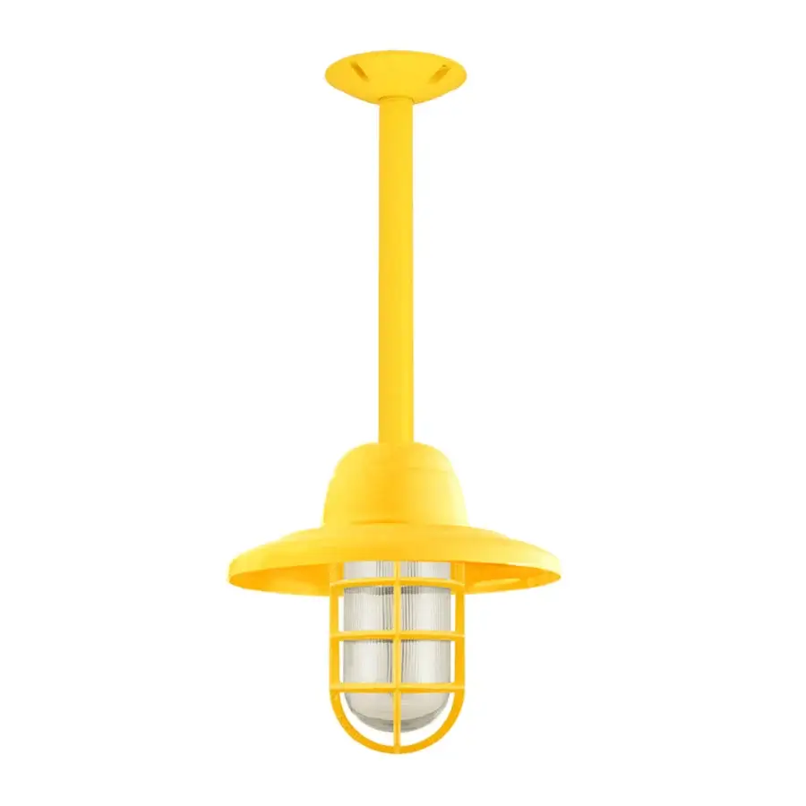Barn Light Industrial Guard Stem Pendant Light #7