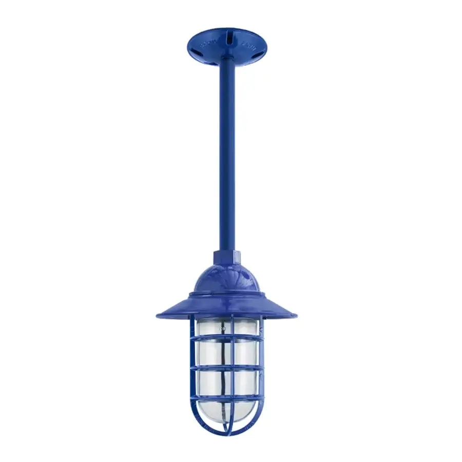 Barn Light Industrial Guard Stem Pendant Light #5