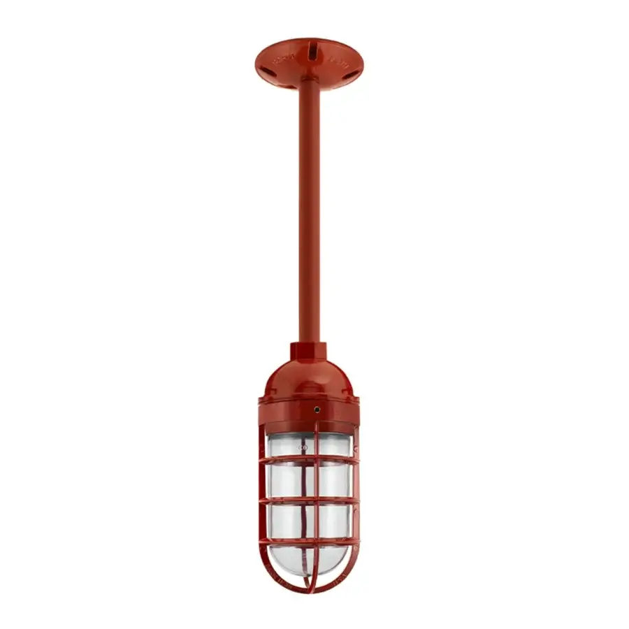 Barn Light Industrial Guard Stem Pendant Light #3