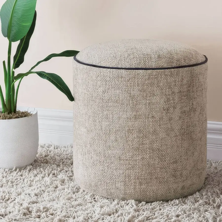 Eastern Accents Alma Textured Ottoman #2