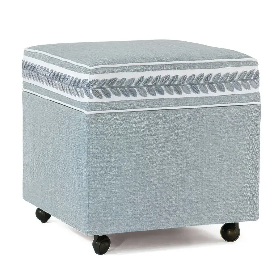 Eastern Accents Amberlynn Storage Ottoman #1