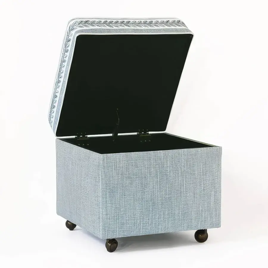 Eastern Accents Amberlynn Storage Ottoman #2