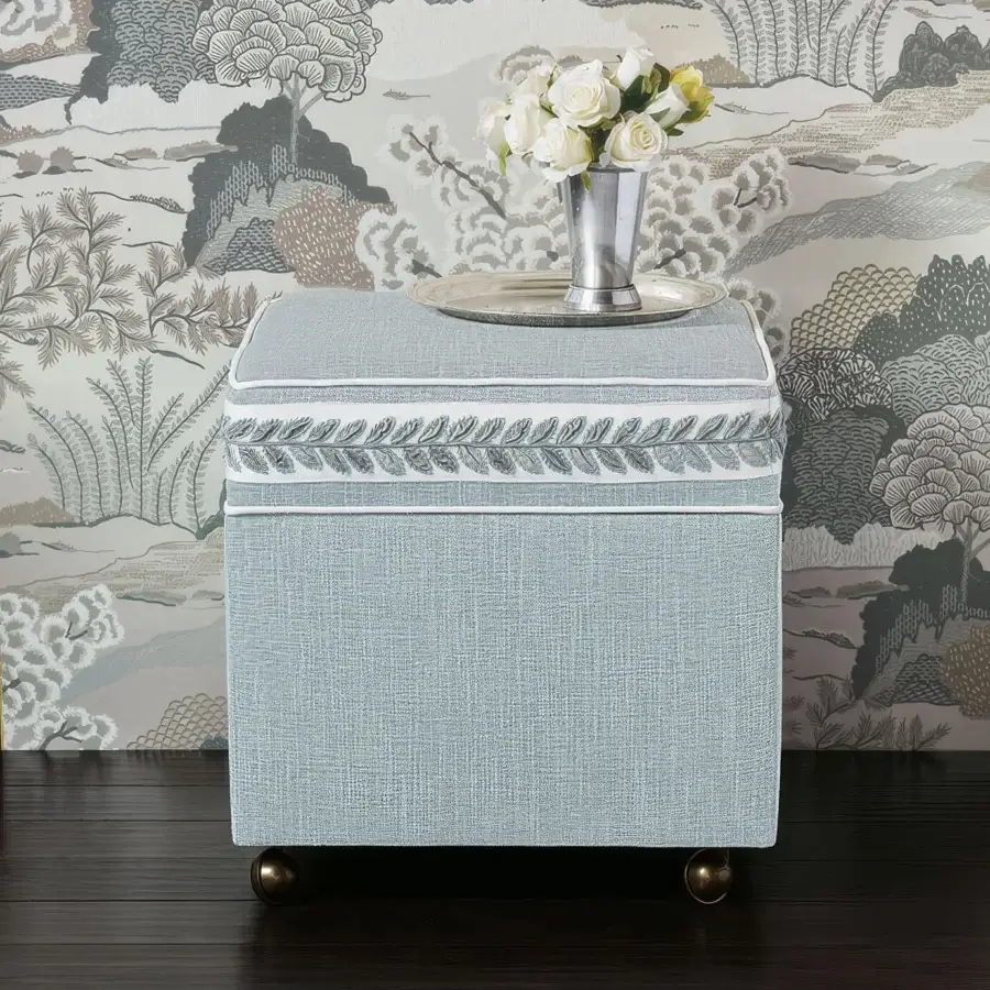 Eastern Accents Amberlynn Storage Ottoman #3