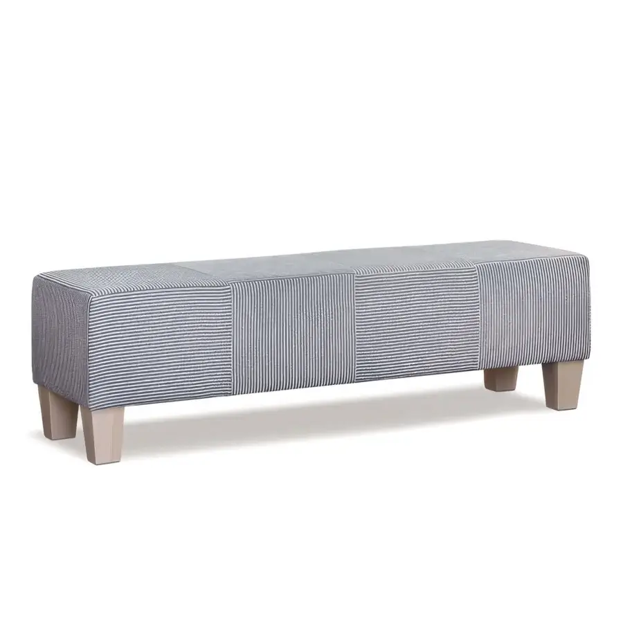 Eastern Accents Beau Striped Bench #1
