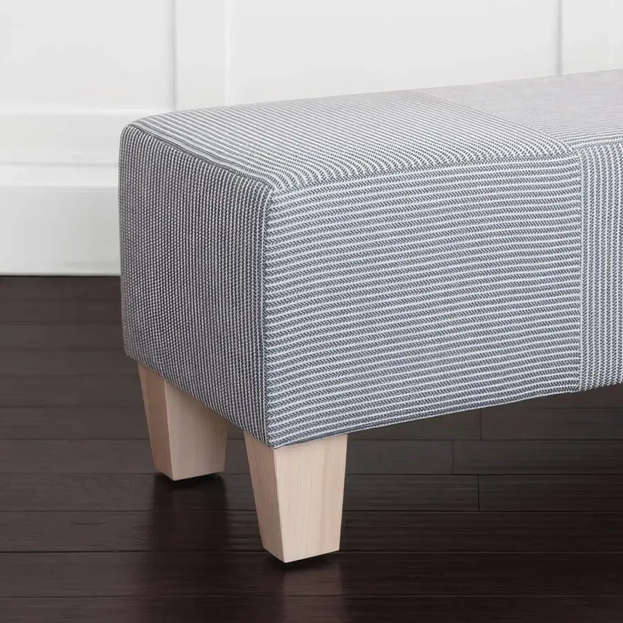 Eastern Accents Beau Striped Bench #3