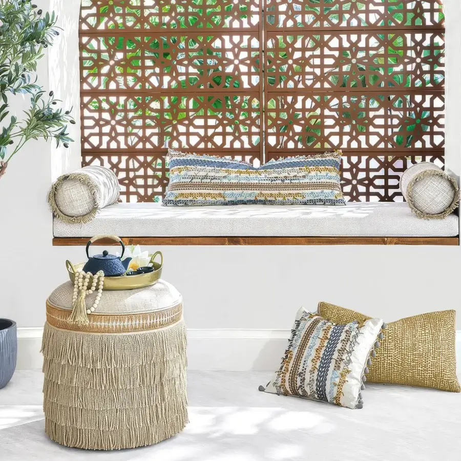 Eastern Accents Daleyza Boho Ottoman #3