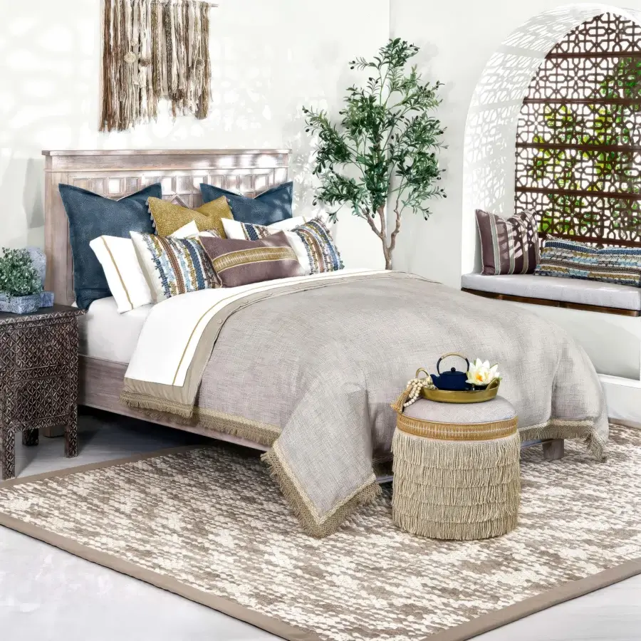 Eastern Accents Daleyza Boho Ottoman #4
