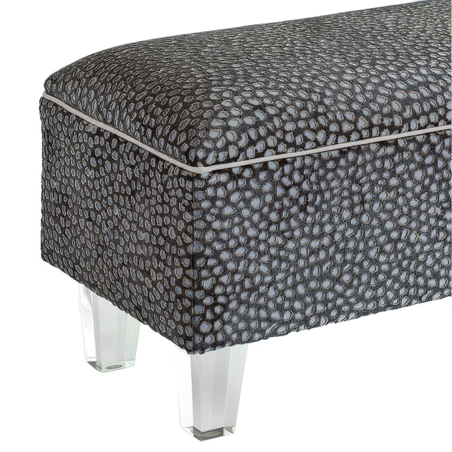 Eastern Accents Esmeralda Ocelot Storage Bench #4