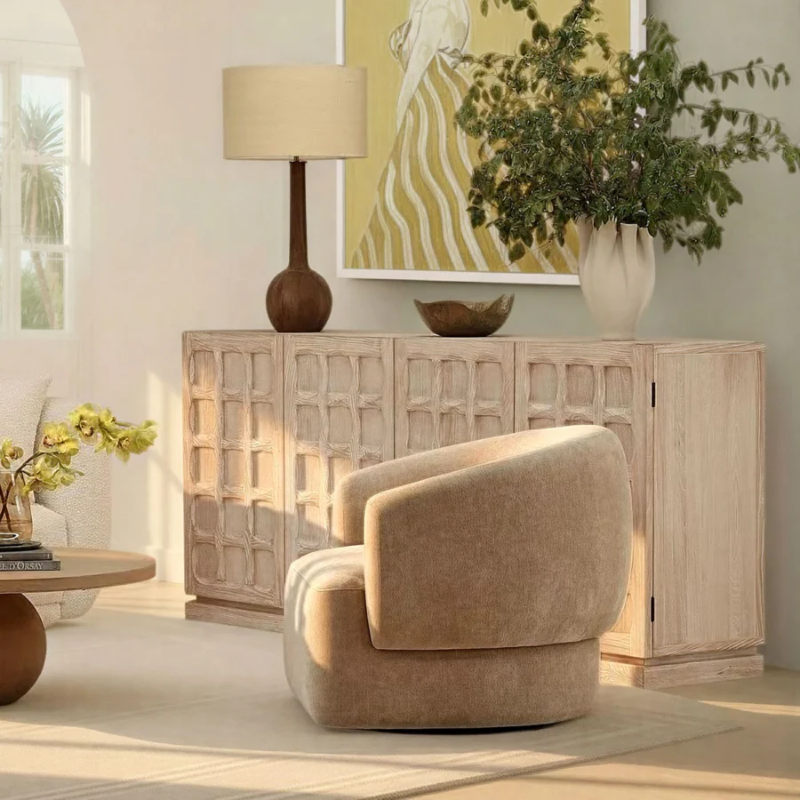 Dovetail Billie Swivel Lounge Chair #7