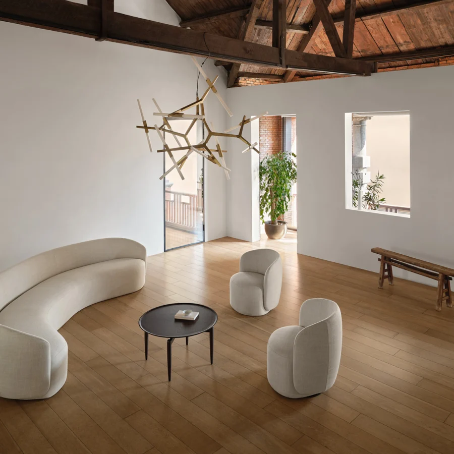 Stellar Works Taylor Curved Sofa #17