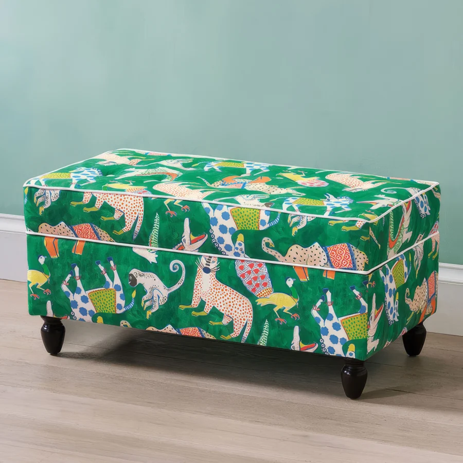 Eastern Accents Hullabaloo Upholstered Storage Ottoman #2