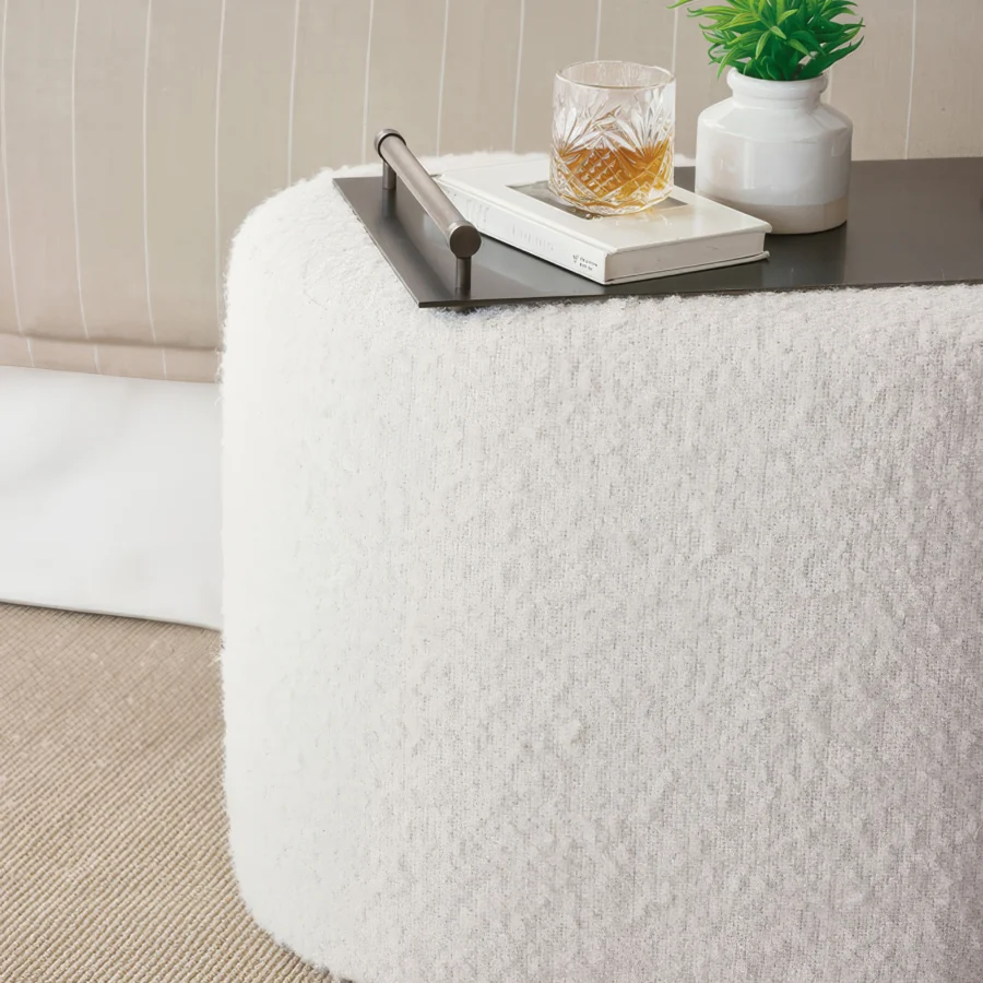 Eastern Accents Kelso Boucle Ottoman #3