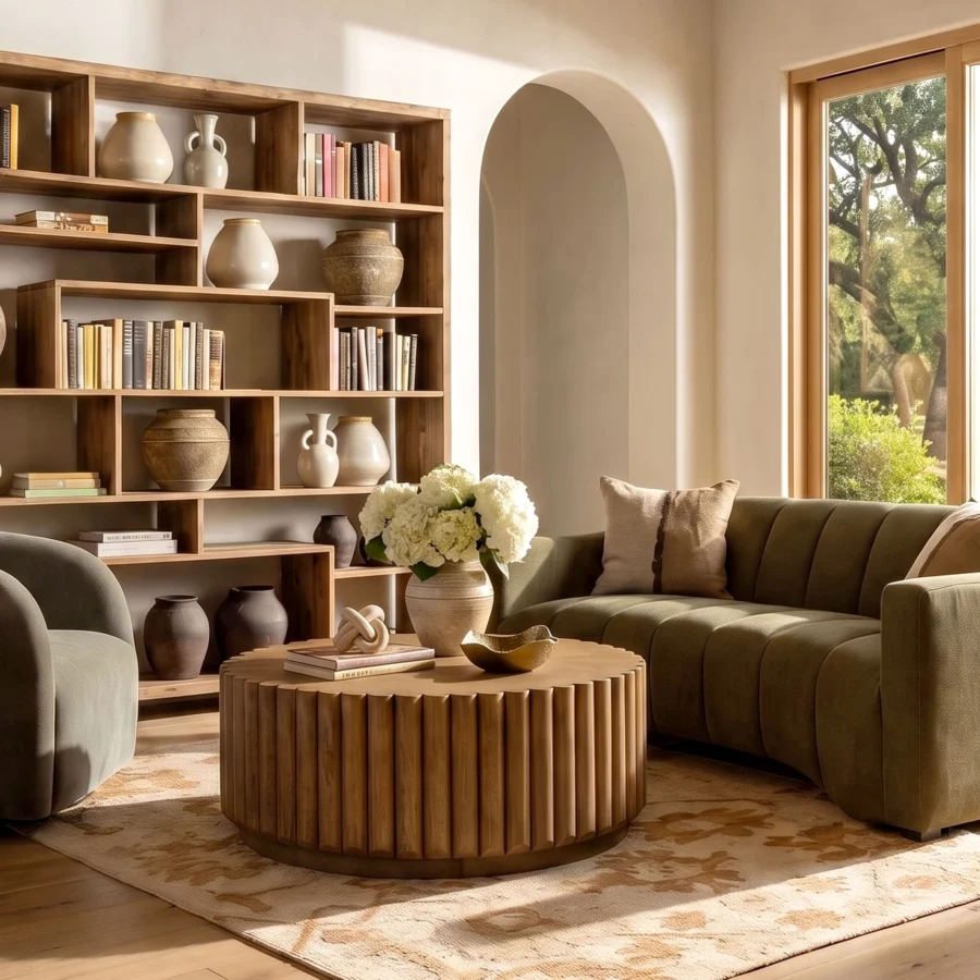 Dovetail Henley Wood Coffee Table #3