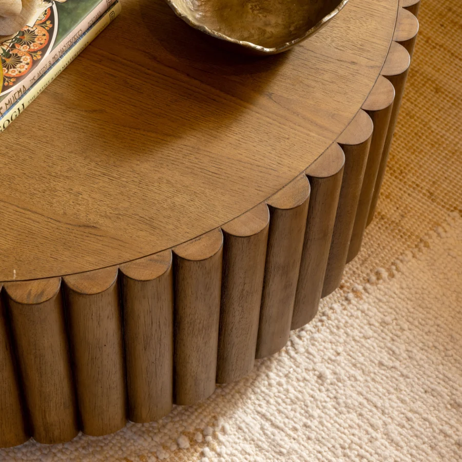 Dovetail Henley Wood Coffee Table #4