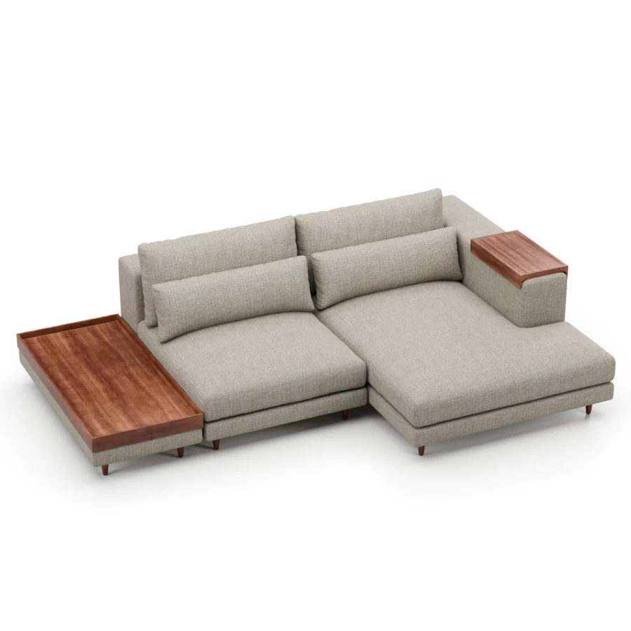 Stellar Works Atelier Leg Sectional Configuration 1 #3