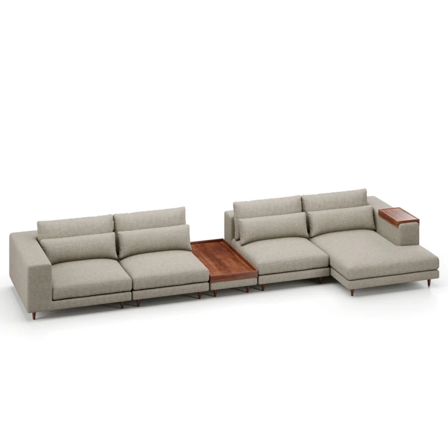 Stellar Works Atelier Leg Sectional Configuration 2 #3