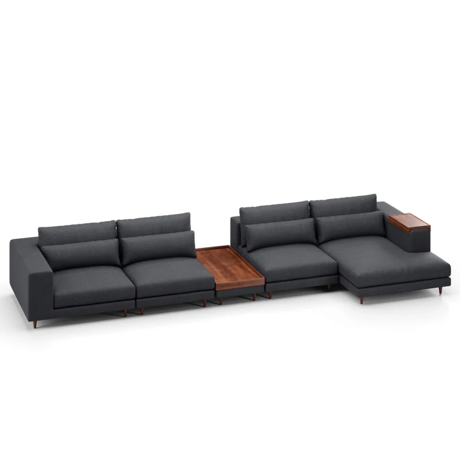 Stellar Works Atelier Leg Sectional Configuration 2 #5
