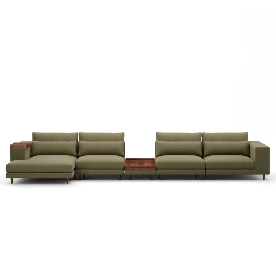 Stellar Works Atelier Leg Sectional Configuration 2 #8