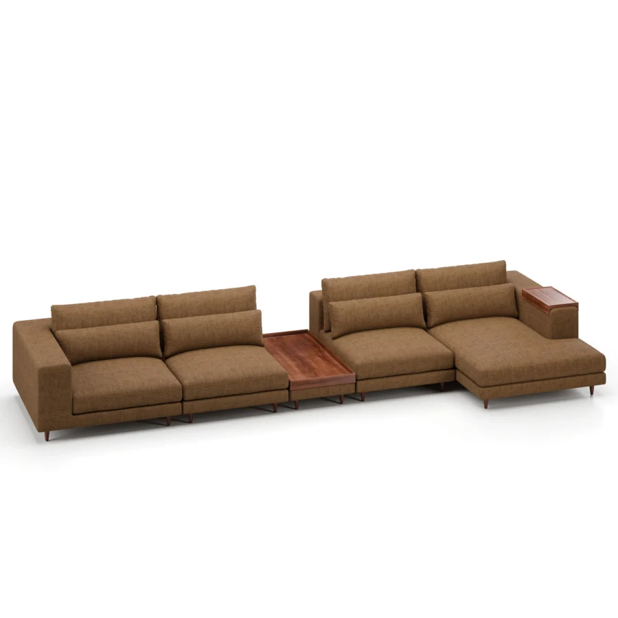 Stellar Works Atelier Leg Sectional Configuration 2 #11