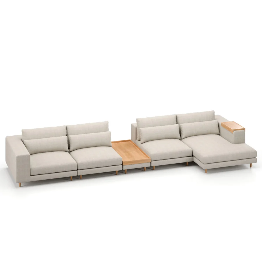 Stellar Works Atelier Leg Sectional Configuration 2 #17
