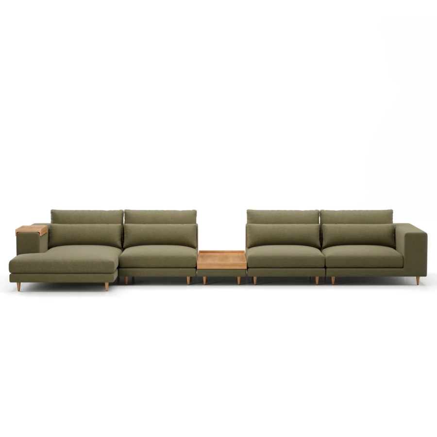 Stellar Works Atelier Leg Sectional Configuration 2 #2